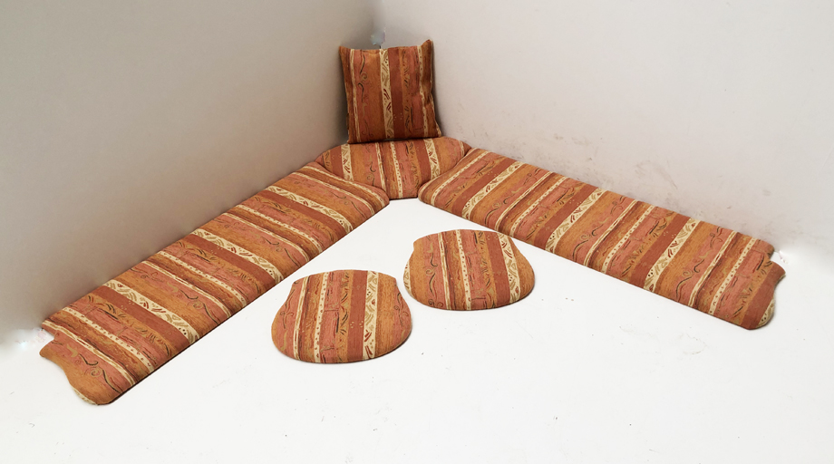 Kissensatz Polsterplatte Eckbankgruppe Landau, Pocking terra, 38 Lagerstoffe preisgleich