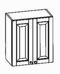 Oberschrschrank 2-trg  2 Holztüren, 90/22/72 cm (B
