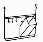 Messerhalter verchromt, 35/35/23 cm, (B/T/H)