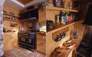 Mountain Küche im Landhausstil Ecklösung weiß - Landhausmöbel Dietersheim