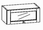 Oberschrank mit Klappe H 36, Klappe mit Fenstergla