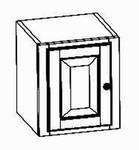 Element 1 Türe, 1 Holztüre H 44,5 li - re 1, Fachb