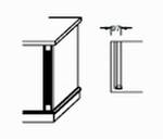 Aussenabschluss , GERADE , inkl. Blattvorsprung , 