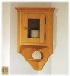 Eckkastl Eck Hängeschrank Eckkästchen  Eckhänger Füssen/Bamberg klein, Hartwachs