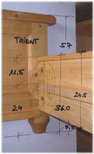 Doppelbett Firenze 180/200 cm Detail