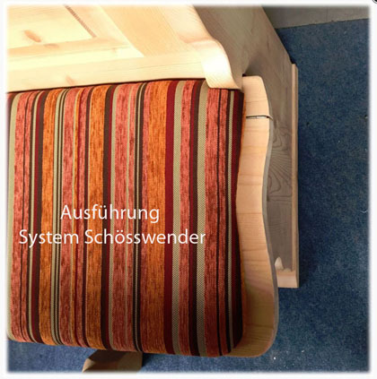 Kissensatz Eckbankgruppe Amberg, System SCHÖSSWENDER
