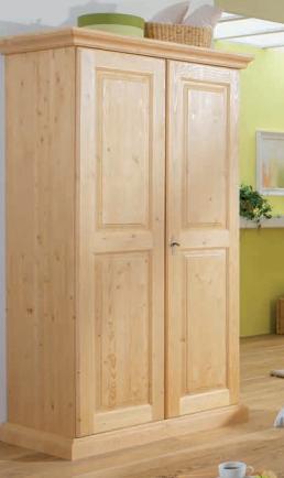 Lagerabverkauf Schrank Firenze 2-trg. Höhe 195 cm, Fichte roh, unbehandelt, aktuell 2 Stück am Lager