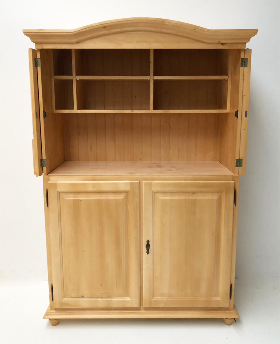 Schrankküche , Küche im Schrank Füssen mit 2 Türen , Arbeitsplatte