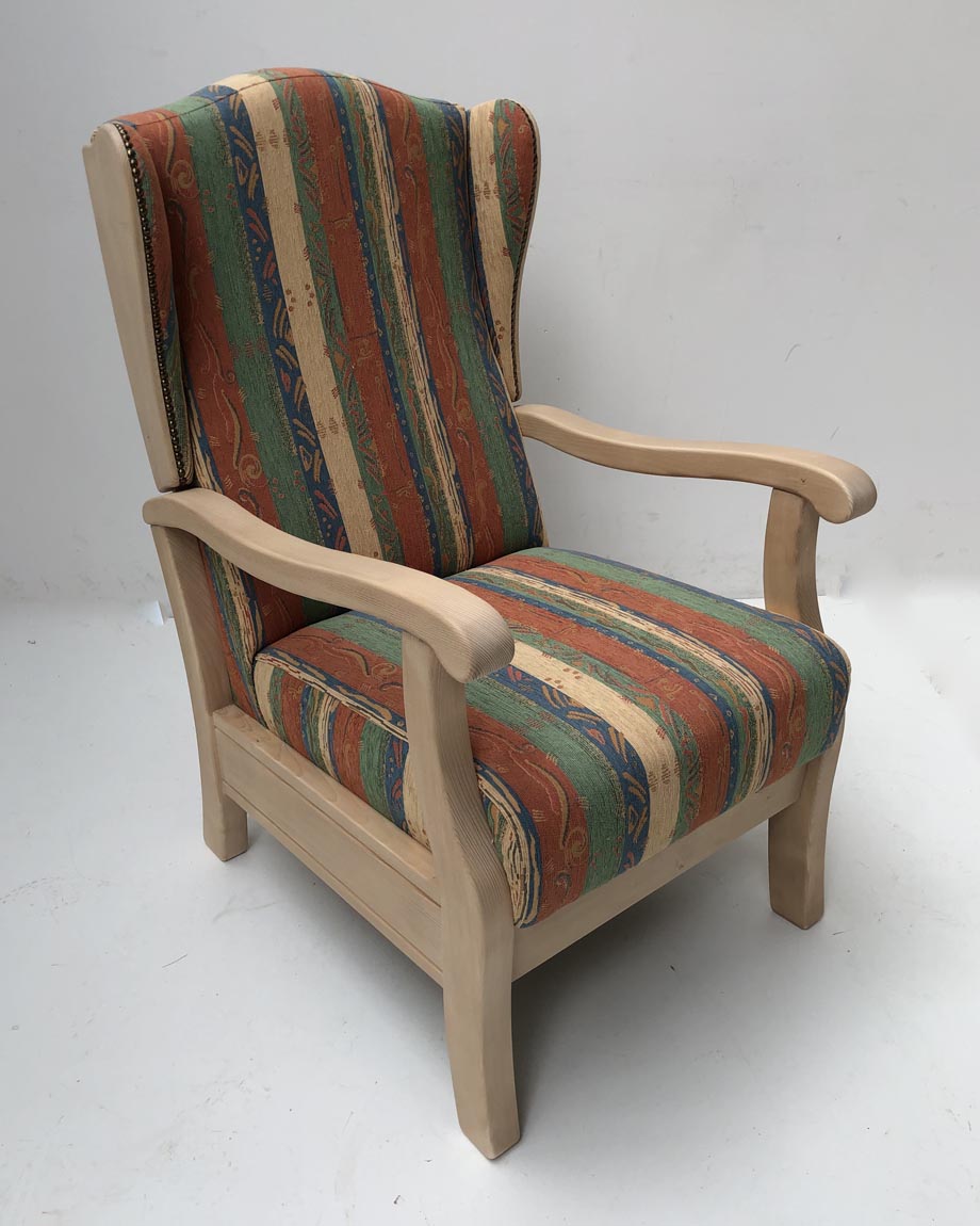 Ohrenbackensessel  TV-Sessel Inzell ohne Funktion, Stoff Pocking bunt