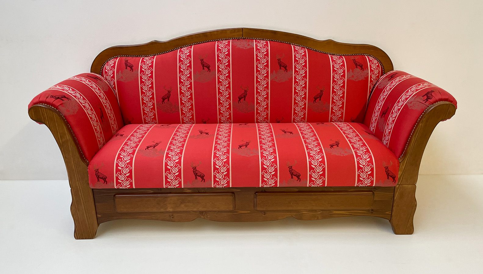 Sofa Liege Kempten 190, Eiche (P43) Clou 2254, TIROL LIVING, Lichtung 50