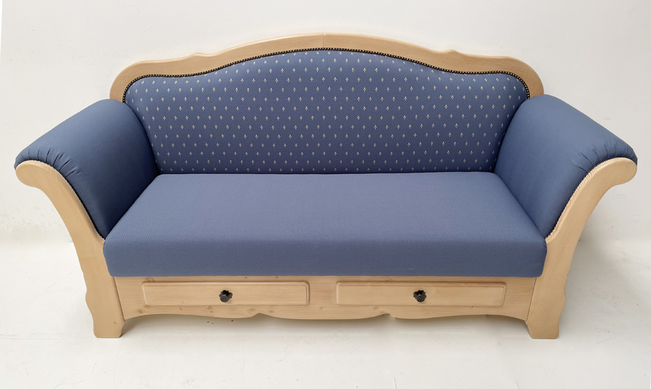 Sofa Liege Kempten 190 Kundl blau, Wels blau
