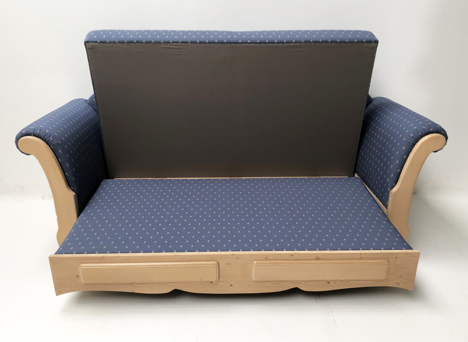 Sofa Sterzing, 200 cm, mit Bettfunktion, Kundl blau ...