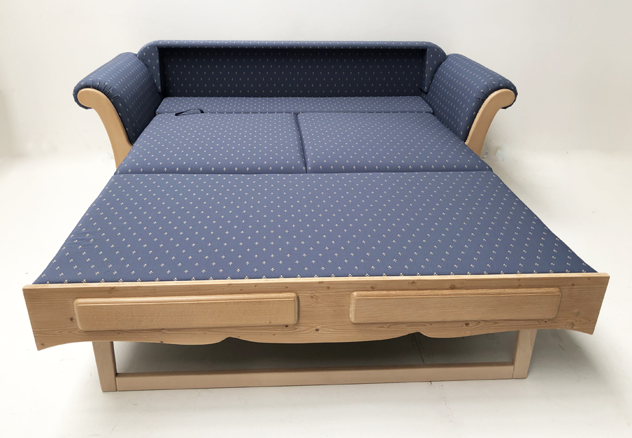 Sofa Sterzing, 200 cm, mit Bettfunktion, Kundl blau ...