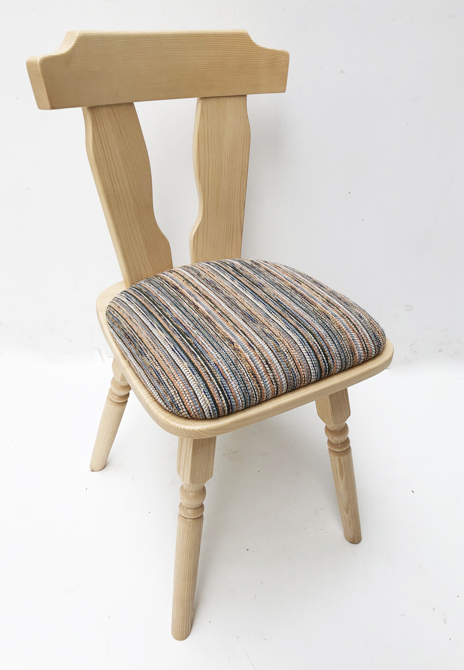 Stuhl Modell 42 Fichte, Polsterplatte Stoff Salzburg MU