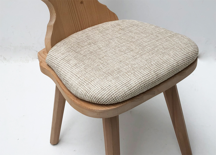 Stuhlkissen Polsterplatte Stuhl Amberg, Natura beige 802, jetzt in 38 Lagerstoffen preisgleich