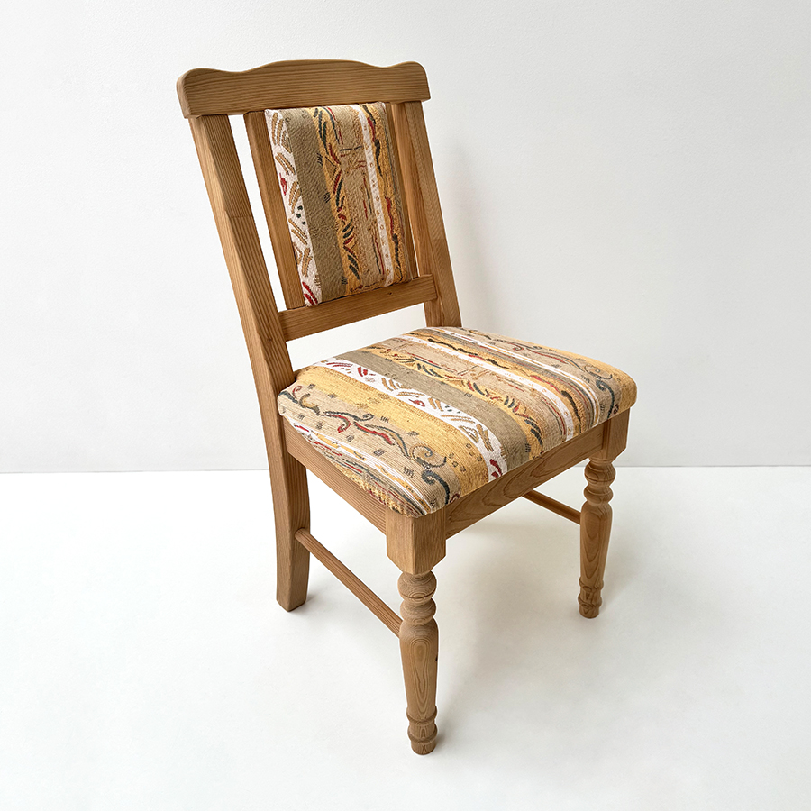 Stuhl Rangau, mit Rückenpolsterung Pocking beige, Sitz Festpolster Pocking beige