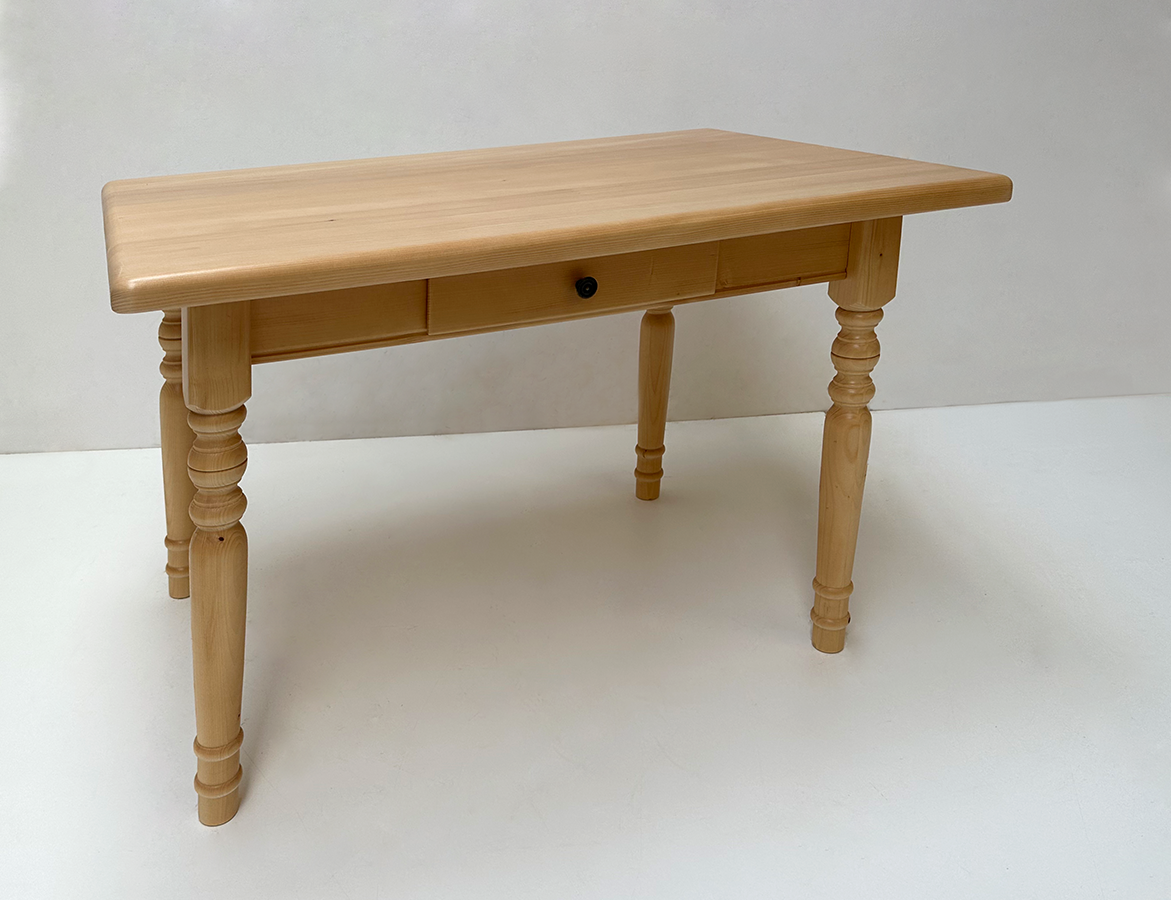 Vierfußtisch Rangau 80/120 cm, mit Ansteckplatte 40 cm