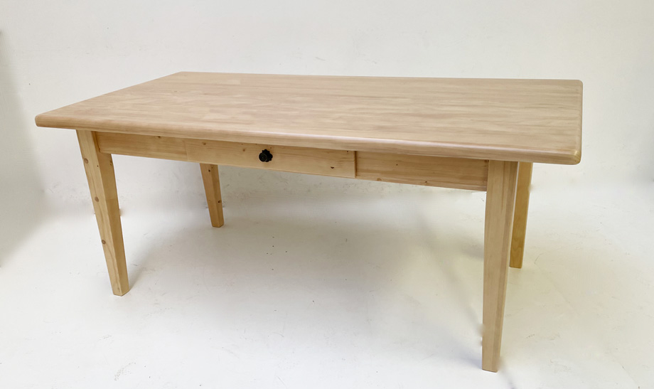 Vierfußtisch Nürnberg 90/180 Fichte mit Schubladen