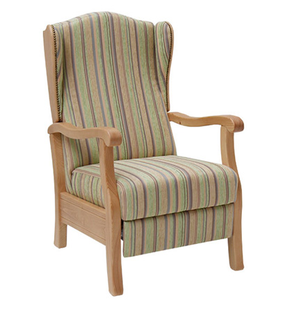 Fernsehsessel TV-Sessel Inzell Ohrenbackensessel Aktionsangebot, Edmonton grün