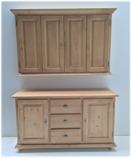 Oberteil für TV-Breitkommode Wertach Flat-TV Wandschrank, Öffnungsmaß  80/133 cm, Nutztiefe 20 cm