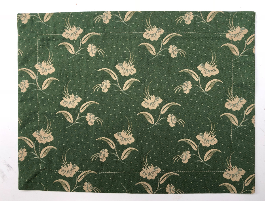 Tischset 30/40 cm, Stoff Kössen grün