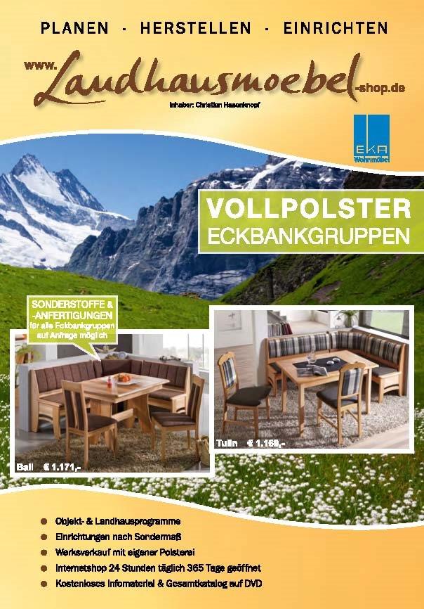 Landhausmöbel Vollpolster Eckbankgruppen