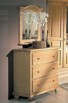 Wäschekommode  Trient 3 Schubladen, Rosner lackiert