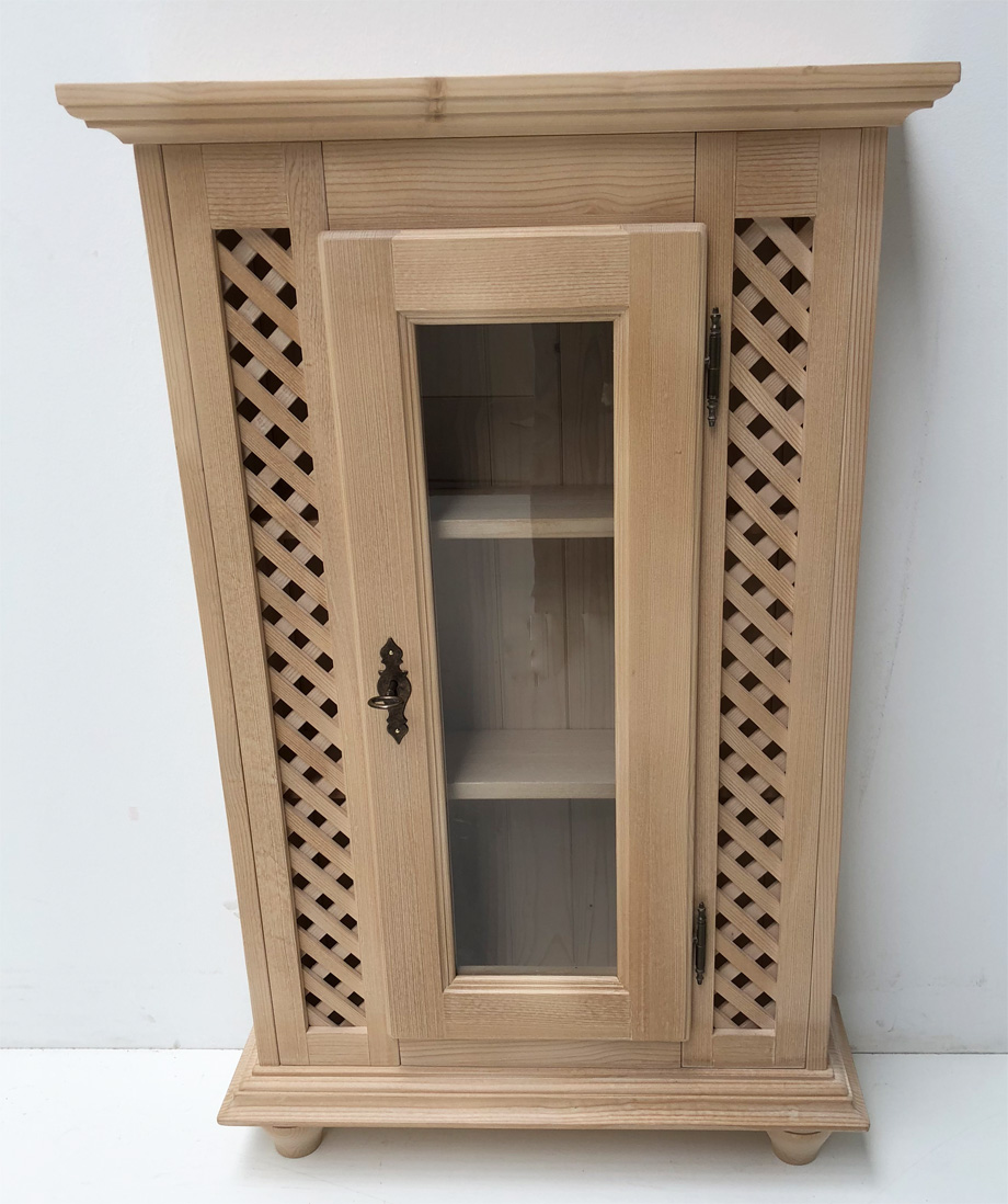 Wandschrank Füssen , Wandkästchen mit Gitterelementen