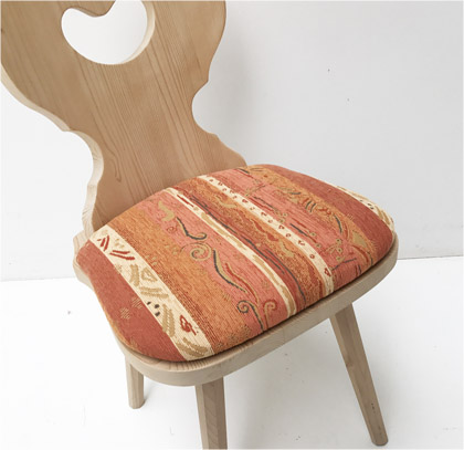 Stuhlkissen Polsterplatte Stuhl Amberg, Pocking terra, jetzt in 38 Lagerstoffen preisgleich