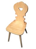 Stuhl 01, Rückenlehne gebogen, Sitz gekehlt, Sitzstärke: 2,6 cm, 40/52/88 cm, (B/T/H)